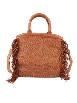 Latico - Grit Crossbody Tote COGNAC