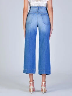 Black Orchid Emma Double Yoke Wide Leg Crop BRIGHT BLUE -Deals Clothing Shop 5B921D861AF5000PRODUCT 03