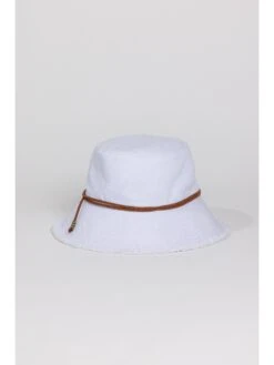 HAT ATTACK FRINGED BUCKET HAT WHITE -Deals Clothing Shop 86E4F3FCDBC4WHTPRODUCT 02