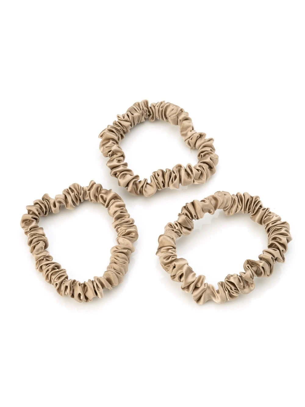 Blissy Skinny Scrunchies TAUPE 5 Blissy Skinny Scrunchies TAUPE - Image 3
