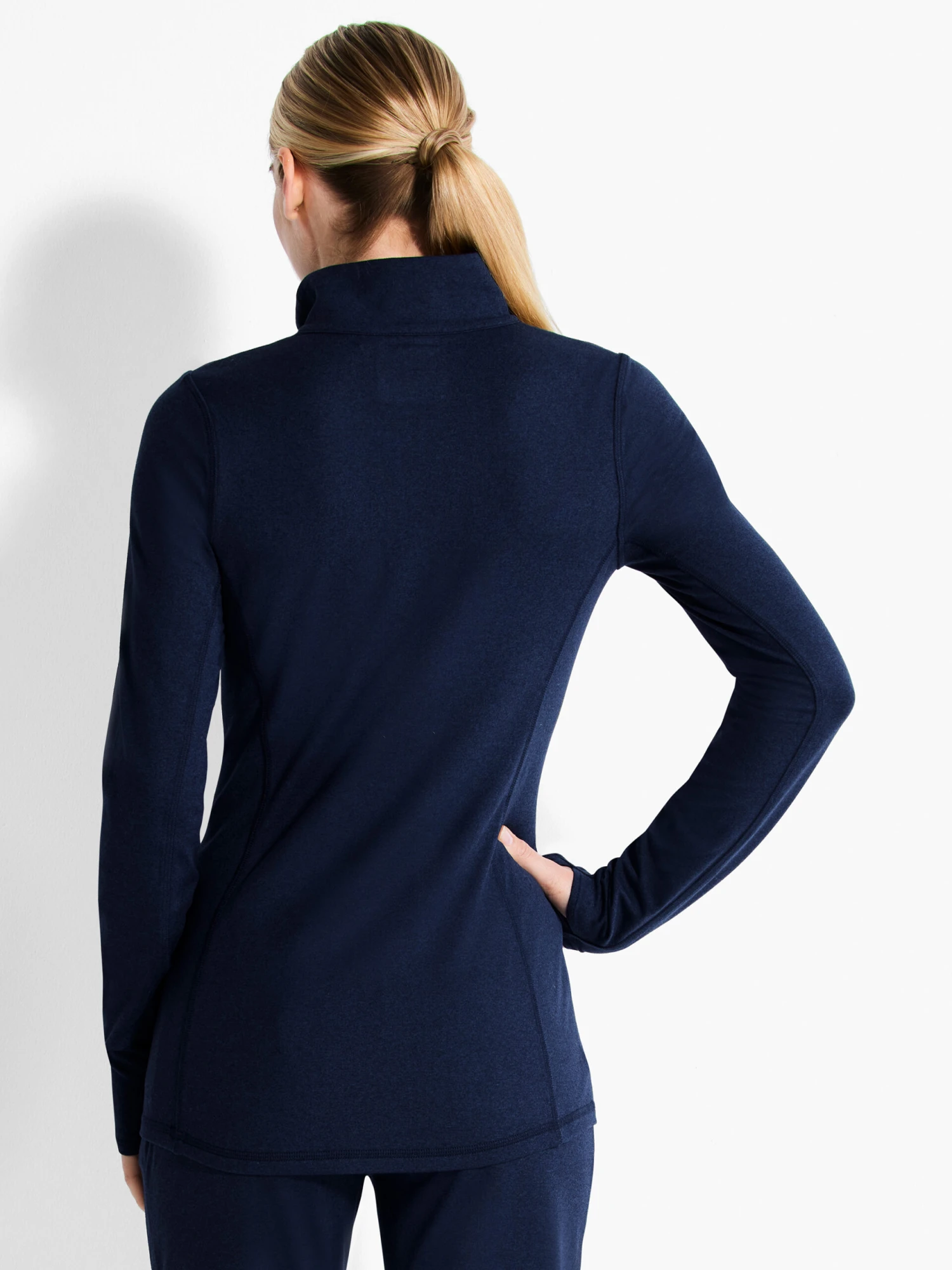 Brushed Flow Half Zip INK 5 Brushed Flow Half Zip INK - Image 3