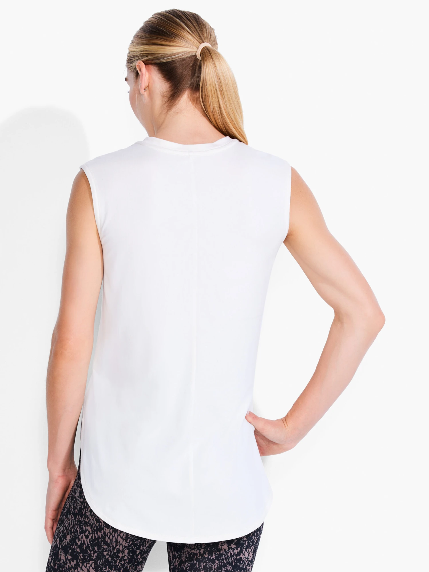 Brushed Flow Scoop Neck Top ALABASTER 5 Brushed Flow Scoop Neck Top ALABASTER - Image 3