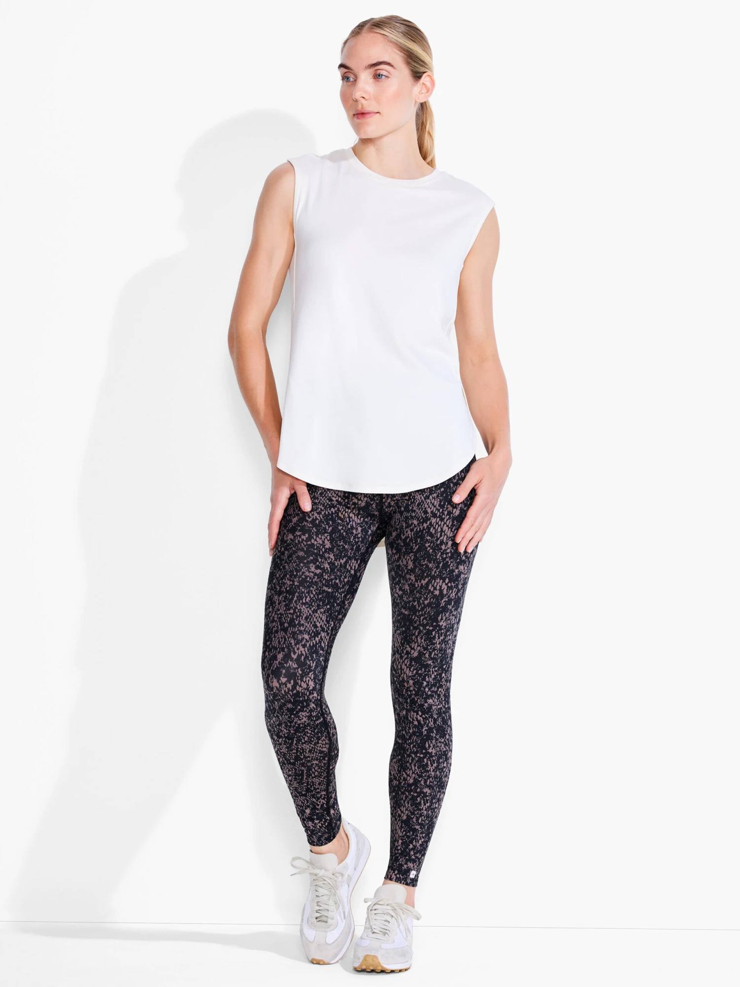 Brushed Flow Scoop Neck Top ALABASTER 6 Brushed Flow Scoop Neck Top ALABASTER - Image 4