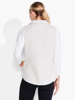 Fleece Knit Vest ALABASTER 8 Fleece Knit Vest ALABASTER -Deals Clothing Shop ACTF238090ALBPRODUCT 03