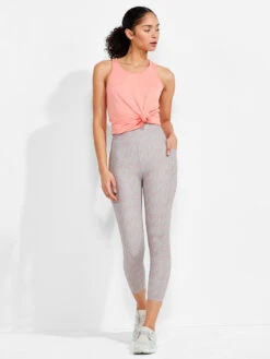 Flexfit Glowing Vines Crop Pocket Legging GREY MULTI -Deals Clothing Shop ACTM238394GMIPRODUCT 01