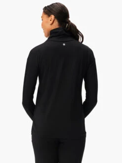 Brushed Flow Turtleneck BLACK ONYX -Deals Clothing Shop ACTW238008BLXPRODUCT 03