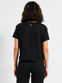 Brushed Flow Tee BLACK ONYX -Deals Clothing Shop ACTW238019BLXPRODUCT 03