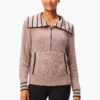 Stripe Detail Zip Front Sweater NEUTRAL MULTI 1 Stripe Detail Zip Front Sweater NEUTRAL MULTI -Deals Clothing Shop ACTW238178NUMPRODUCT 01
