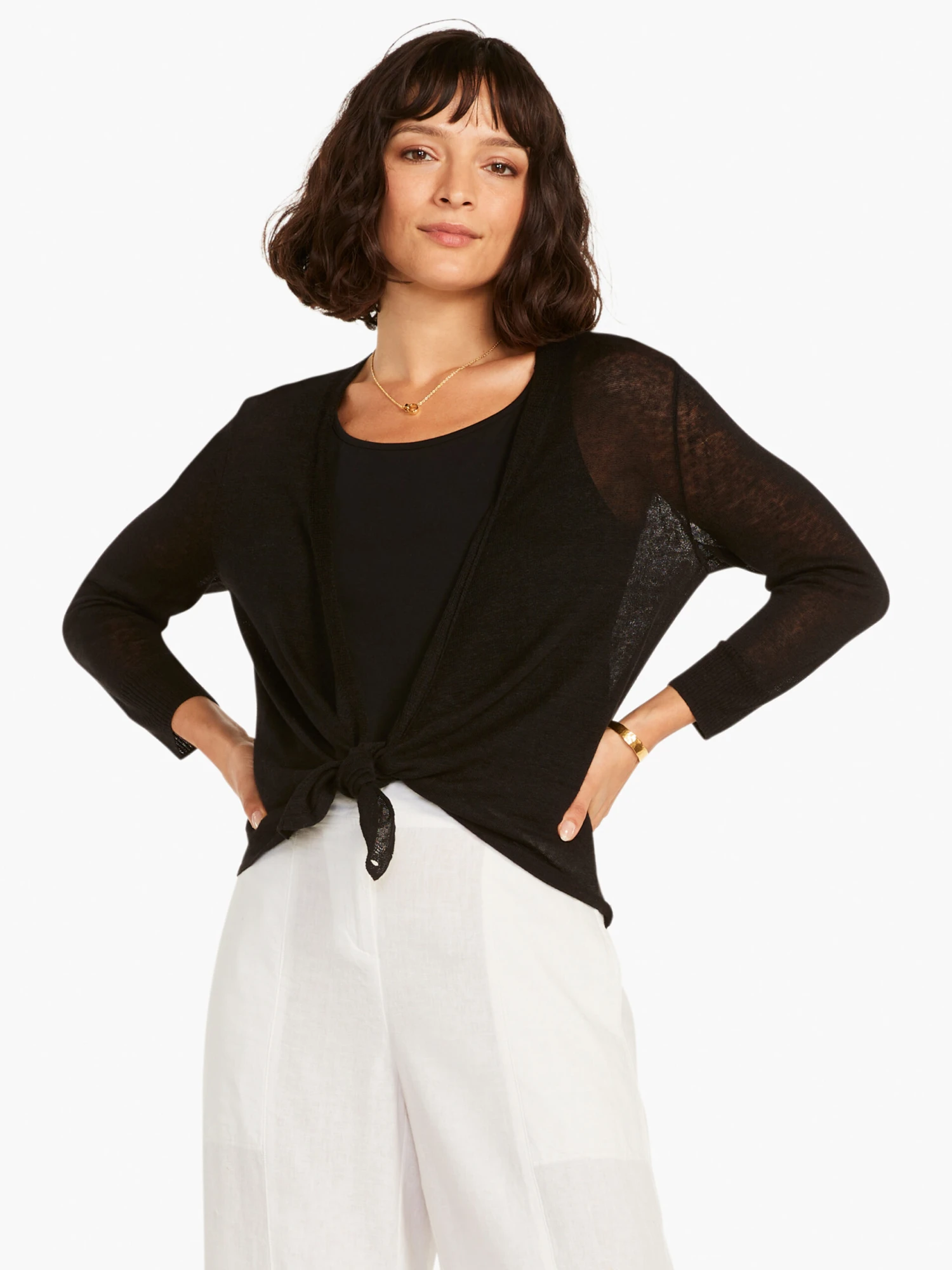 Lightweight 4-Way Cardigan BLACK ONYX 3 Lightweight 4-Way Cardigan BLACK ONYX
