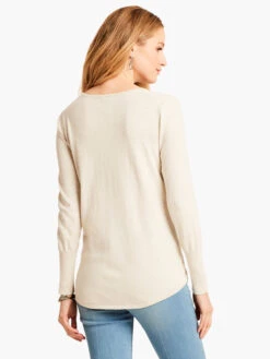 Vital V Neck Sweater PUTTY -Deals Clothing Shop ALL1195 PUT PRODUCT 03
