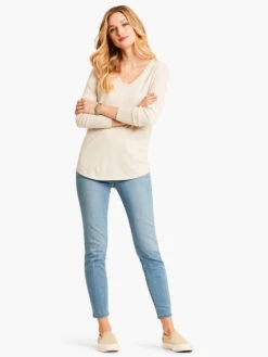 Vital V Neck Sweater PUTTY -Deals Clothing Shop ALL1195 PUT PRODUCT 04