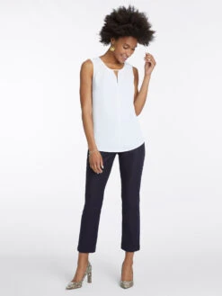 Easy Keyhole Top PAPER WHITE -Deals Clothing Shop ALL1670PWHPRODUCT 04