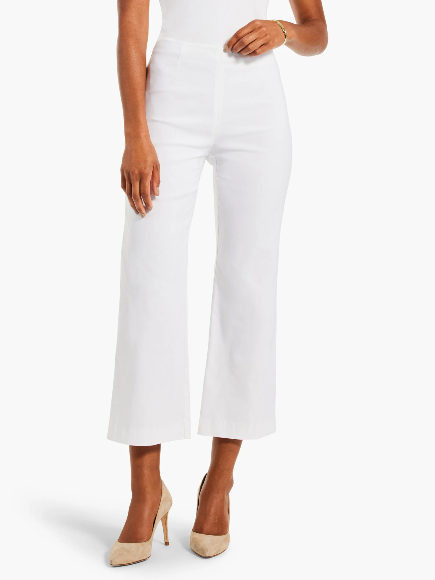 Polished Wonderstretch Wide-Leg Crop PAPER WHITE 3 Polished Wonderstretch Wide-Leg Crop PAPER WHITE