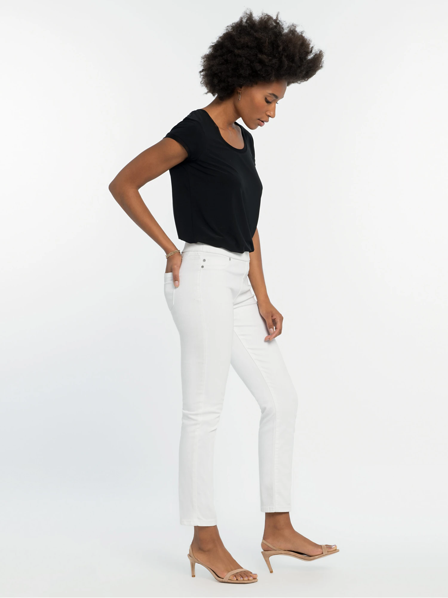 Liverpool Zoe Skinny Jean PAPER WHITE 5 Liverpool Zoe Skinny Jean PAPER WHITE - Image 3