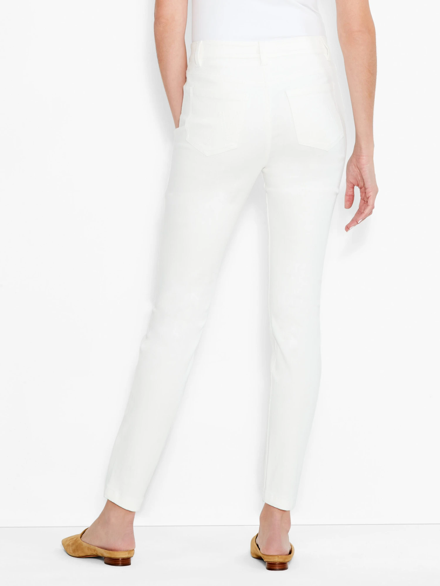 NZ Denim 28" Mid Rise Slim Ankle Jeans PAPER WHITE 5 NZ Denim 28" Mid Rise Slim Ankle Jeans PAPER WHITE - Image 3