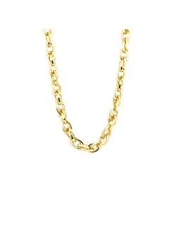 Marlyn Schiff Short Twisted Oval Link Necklace