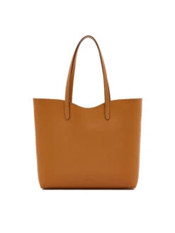 Il Bisonte - Large Leather Handle Tote Bag NATURAL