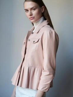 JKT Brie Burnished Leather With Peplum Hem -Deals Clothing Shop C982F7487D32PTLPRODUCT 08