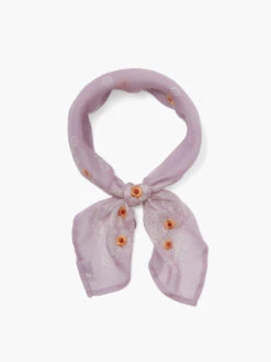 Chan Luu - Embroidered Bandana PALE ORCHID