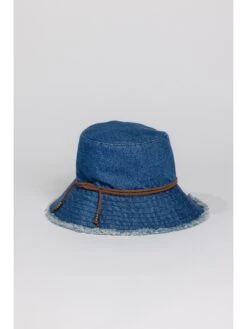 HAT ATTACK FRINGED BUCKET HAT -Deals Clothing Shop E030846ECEEEBLUPRODUCT 05