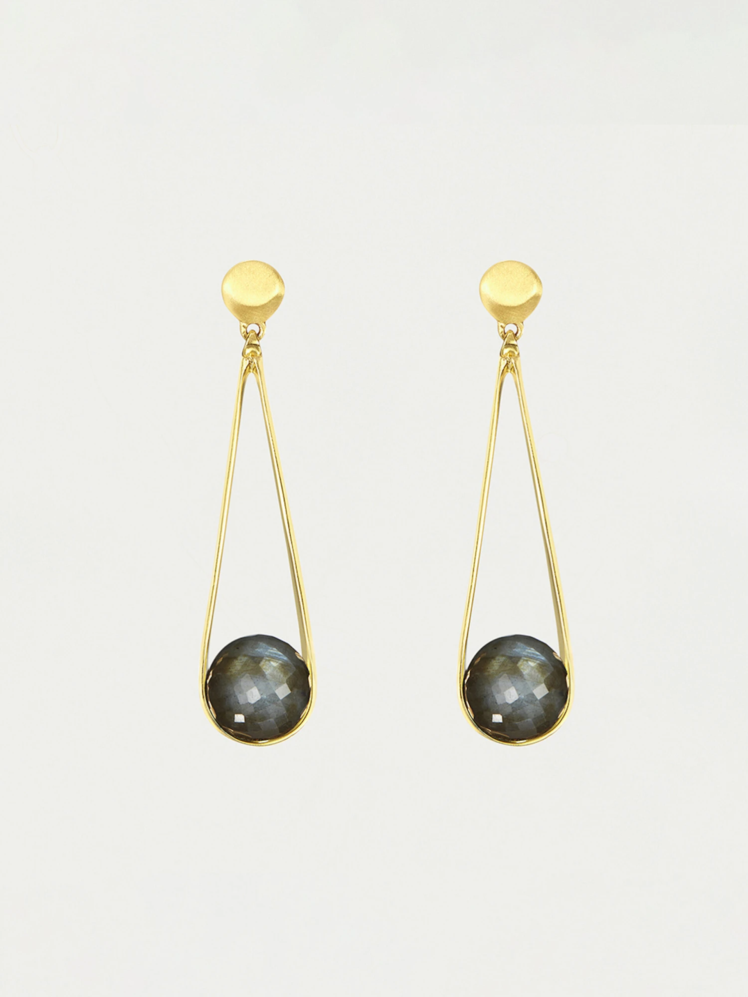 Dean Davidson - Mini Ipanema Semi-Precious Earrings LABRADORITE 3 Dean Davidson - Mini Ipanema Semi-Precious Earrings LABRADORITE