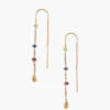 Chan Luu - Chain Earrings With Stones MULTI -Deals Clothing Shop EG5693LQ MLTPRODUCT 01