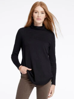 Vital Turtleneck Sweater BLACK ONYX