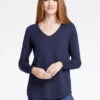 Vital V Neck Sweater DARK INDIGO -Deals Clothing Shop F191189DIDPRODUCT 01