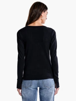 Perfect Rib Knit Cuffed Top -Deals Clothing Shop F231007BLXPRODUCT 03
