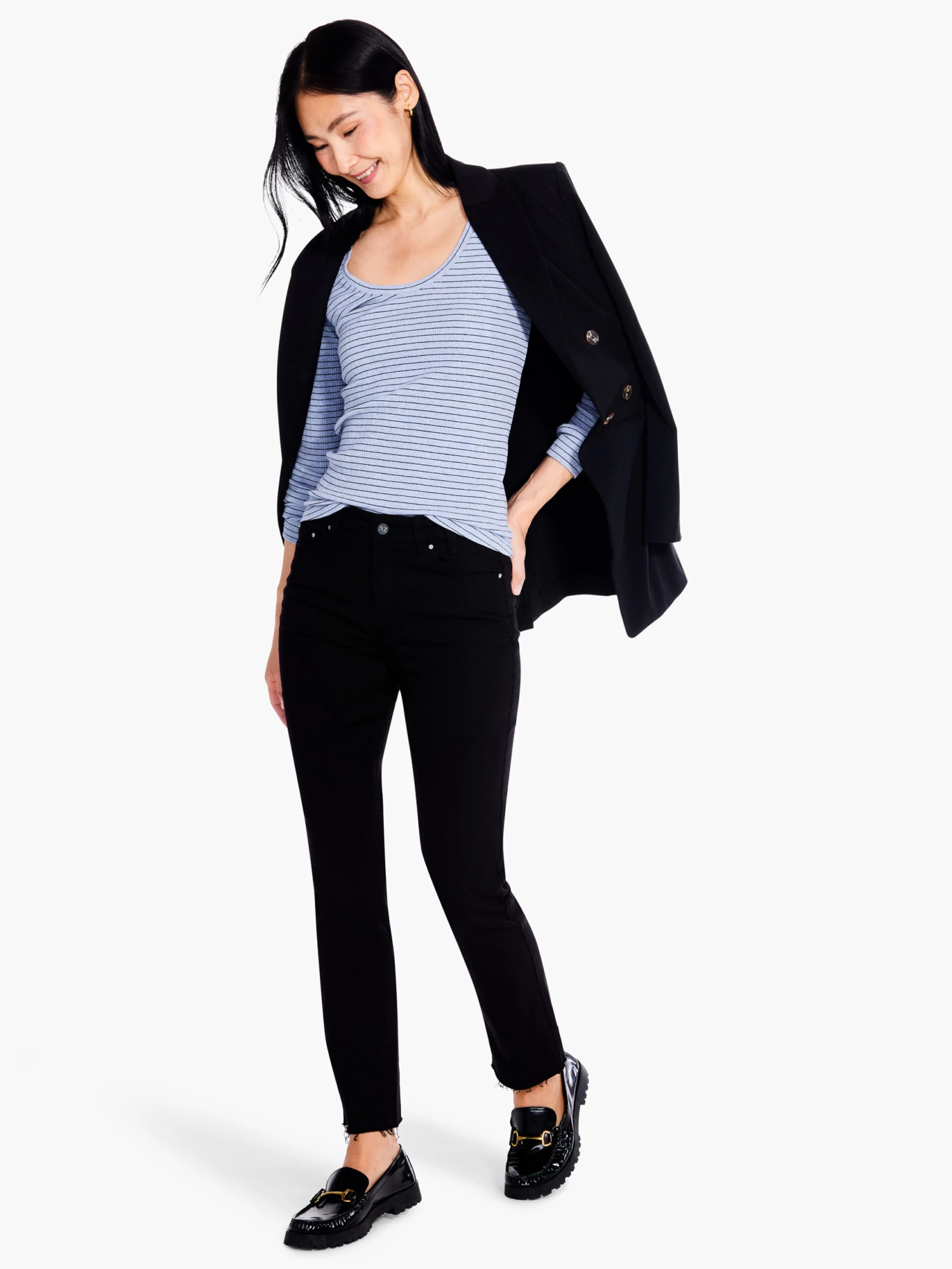 This Or That Striped Tee BLUE MULTI 4 This Or That Striped Tee BLUE MULTI - Image 2