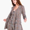 Sketched Plaid Knit Blazer NEUTRAL MULTI -Deals Clothing Shop F231029NUMPRODUCT 04