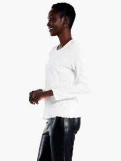 Lace Knit Tee CREAM 8 Lace Knit Tee CREAM -Deals Clothing Shop F231034CRMPRODUCT 02