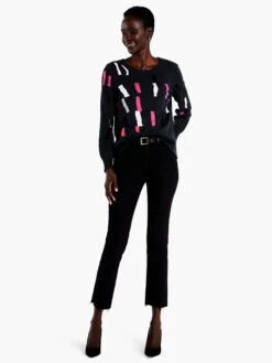 Falling Frost Sweater PINK MULTI -Deals Clothing Shop F231105PKMPRODUCT 04