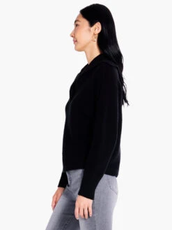 Drape Collar Shaker Sweater -Deals Clothing Shop F231111BLXPRODUCT 02