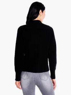 Drape Collar Shaker Sweater -Deals Clothing Shop F231111BLXPRODUCT 03