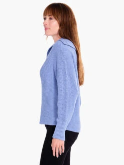 Drape Collar Shaker Sweater IRIS -Deals Clothing Shop F231111IRSPRODUCT 02
