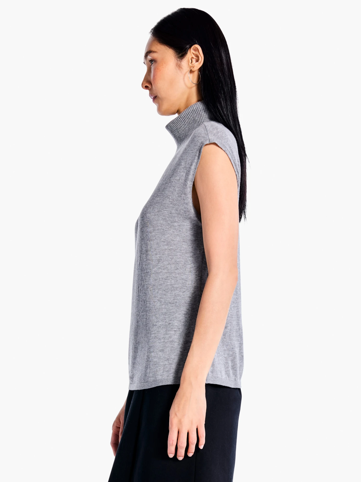 Sleeveless Turtleneck Sweater Tee MOONWALK 4 Sleeveless Turtleneck Sweater Tee MOONWALK - Image 2
