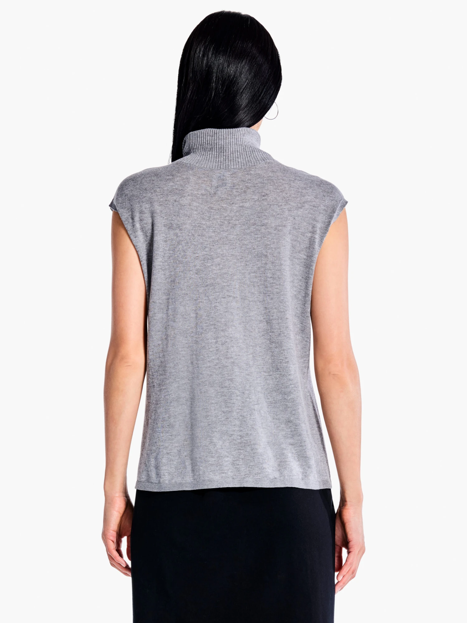 Sleeveless Turtleneck Sweater Tee MOONWALK 5 Sleeveless Turtleneck Sweater Tee MOONWALK - Image 3