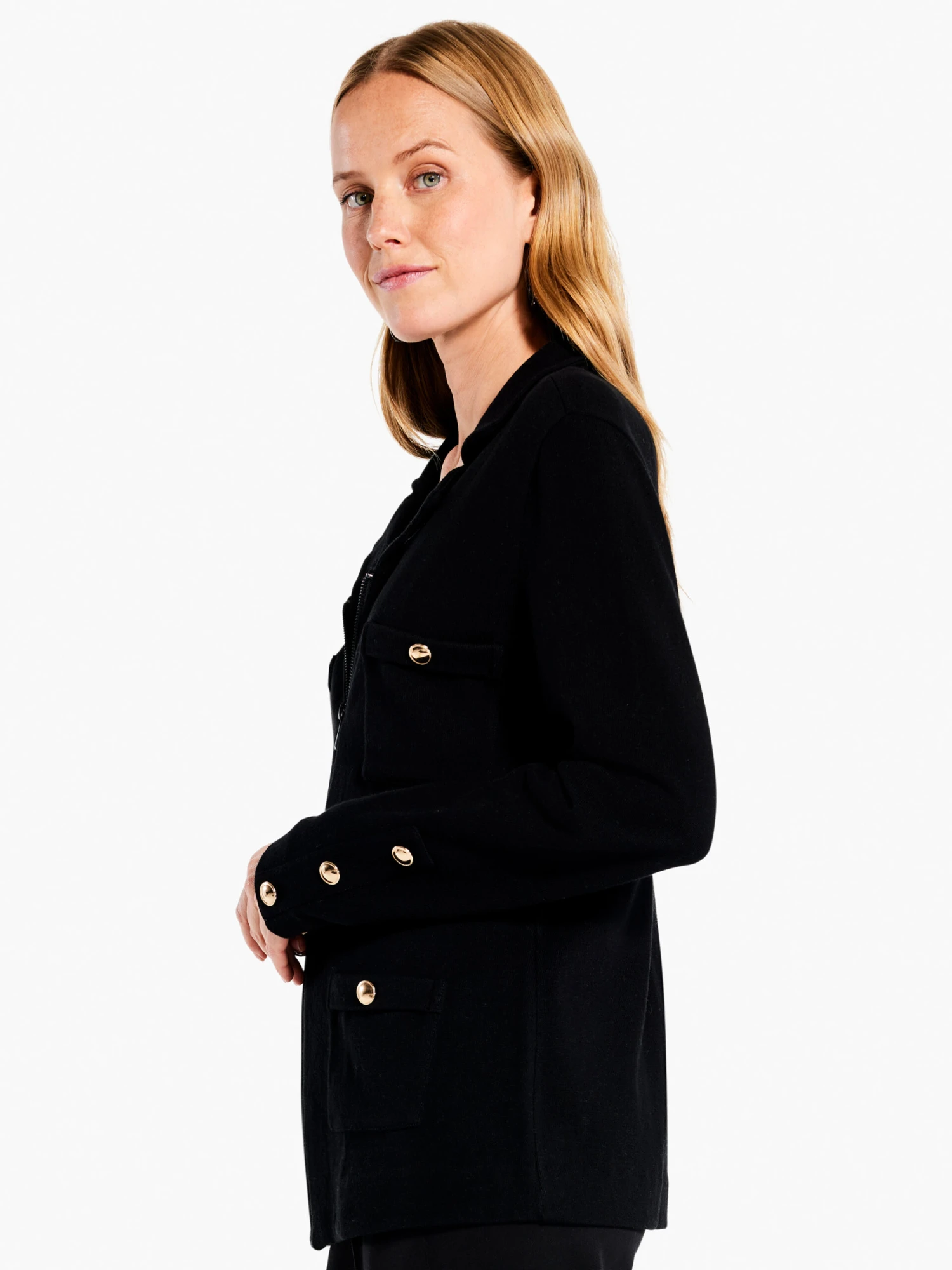 City Charm Knit Blazer BLACK ONYX 4 City Charm Knit Blazer BLACK ONYX - Image 2