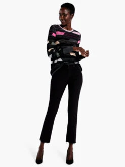 Shaded Stripes Sweater PINK MULTI -Deals Clothing Shop F231123PKMPRODUCT 04