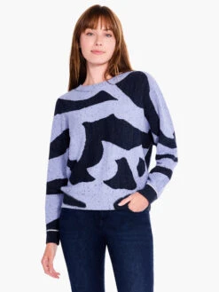 Dusk Days Sweater BLUE MULTI