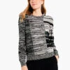 Mixed Musings Sweater BLACK MULTI 1 Mixed Musings Sweater BLACK MULTI -Deals Clothing Shop F231147BLMPRODUCT 01
