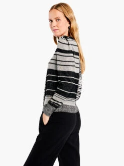 Mixed Musings Sweater BLACK MULTI -Deals Clothing Shop F231147BLMPRODUCT 02