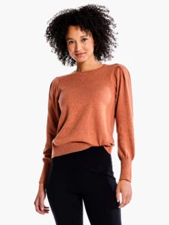 Femme Sleeve Sweater COPPER CREAM -Deals Clothing Shop F231162CREPRODUCT 01