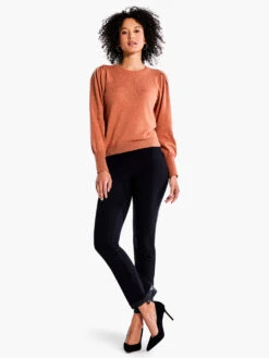 Femme Sleeve Sweater COPPER CREAM -Deals Clothing Shop F231162CREPRODUCT 04