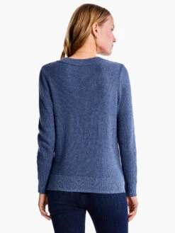 Waffle Stitch V-Neck Sweater 8 Waffle Stitch V-Neck Sweater -Deals Clothing Shop F231168CFLPRODUCT 03