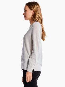 Waffle Stitch V-Neck Sweater CREAM -Deals Clothing Shop F231168CRMPRODUCT 02