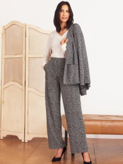 Waffle Stitch V-Neck Sweater CREAM -Deals Clothing Shop F231168CRMPRODUCT 05