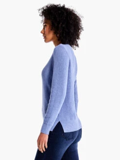 Waffle Stitch V-Neck Sweater IRIS 7 Waffle Stitch V-Neck Sweater IRIS -Deals Clothing Shop F231168IRSPRODUCT 02