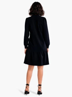 Tiered French Terry Dress BLACK ONYX -Deals Clothing Shop F231212BLXPRODUCT 03